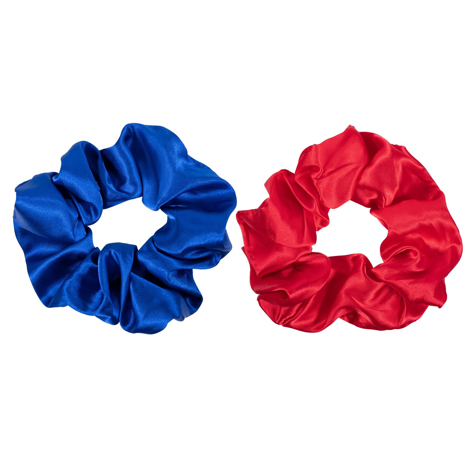 Amazon.com : Silk Hair Scrunchies Red Blue Mulberry Silky Scrunchy